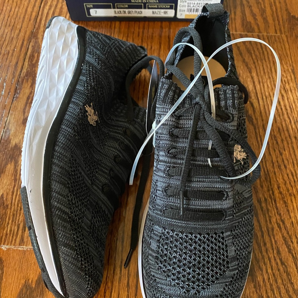 NWB Polo slip on sneakers